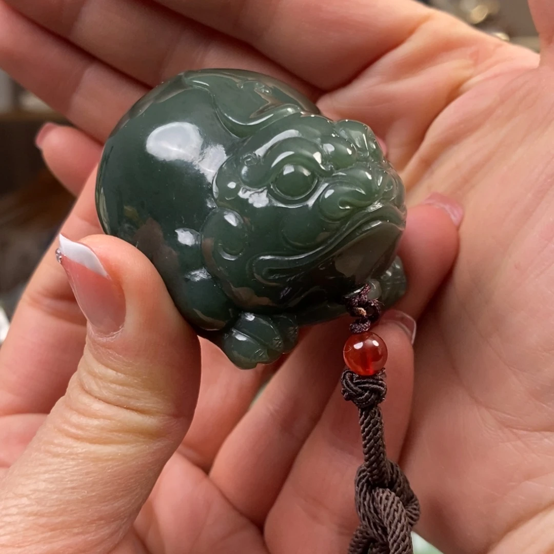 和田玉把件未镶嵌听*