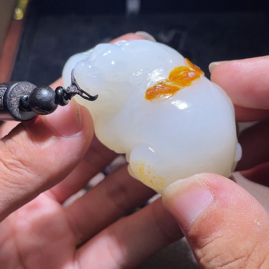 和田玉未镶嵌颈饰d2