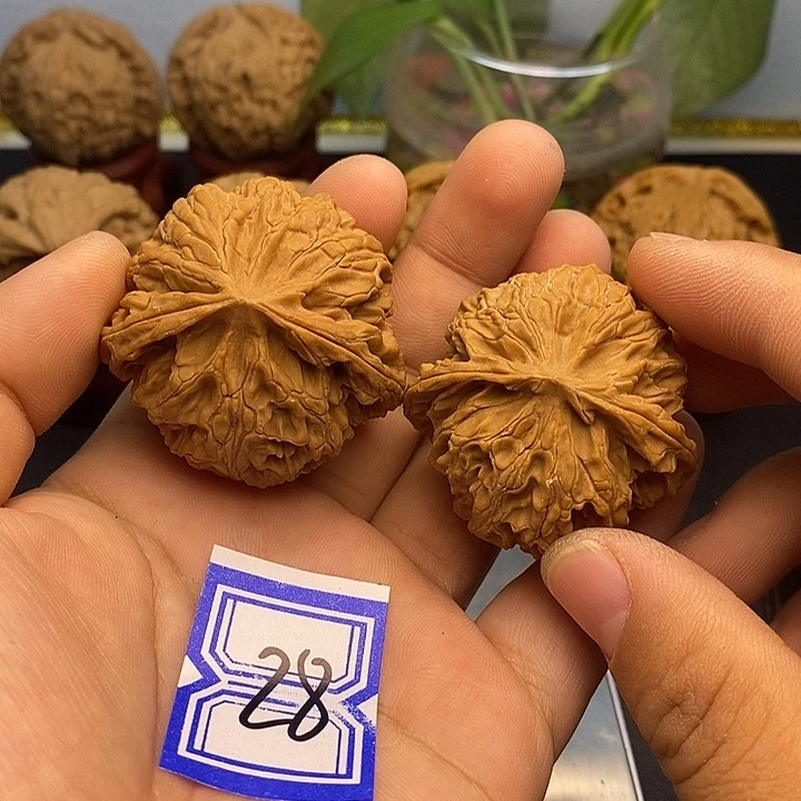 吊坠文玩核桃42苹果园（练手对）