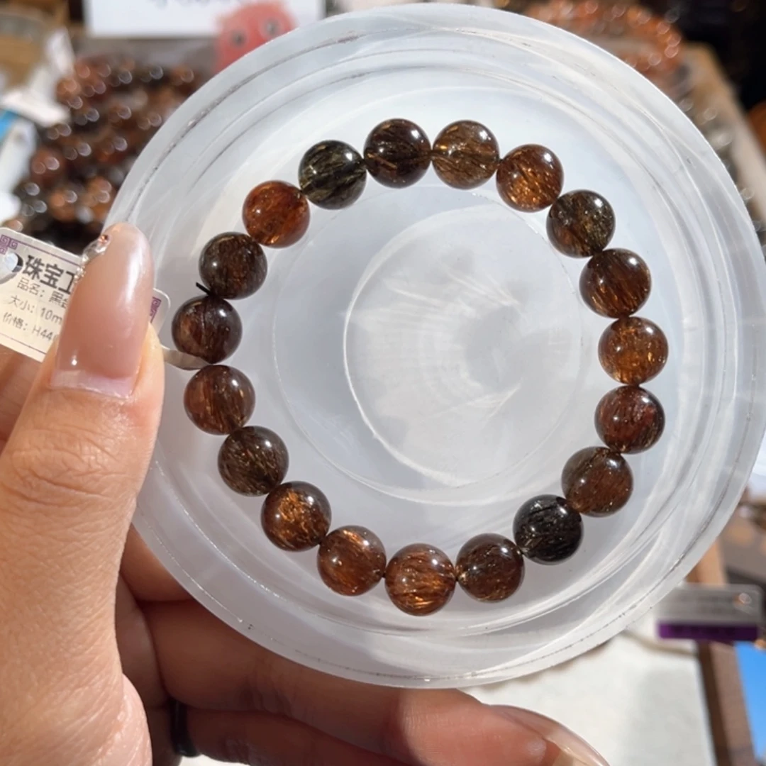 怪***孩手链水晶未镶嵌黑金超10m