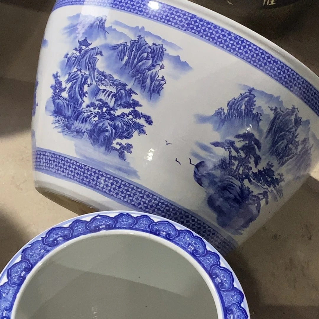 王***明景德镇陶瓷缸看直播间下单