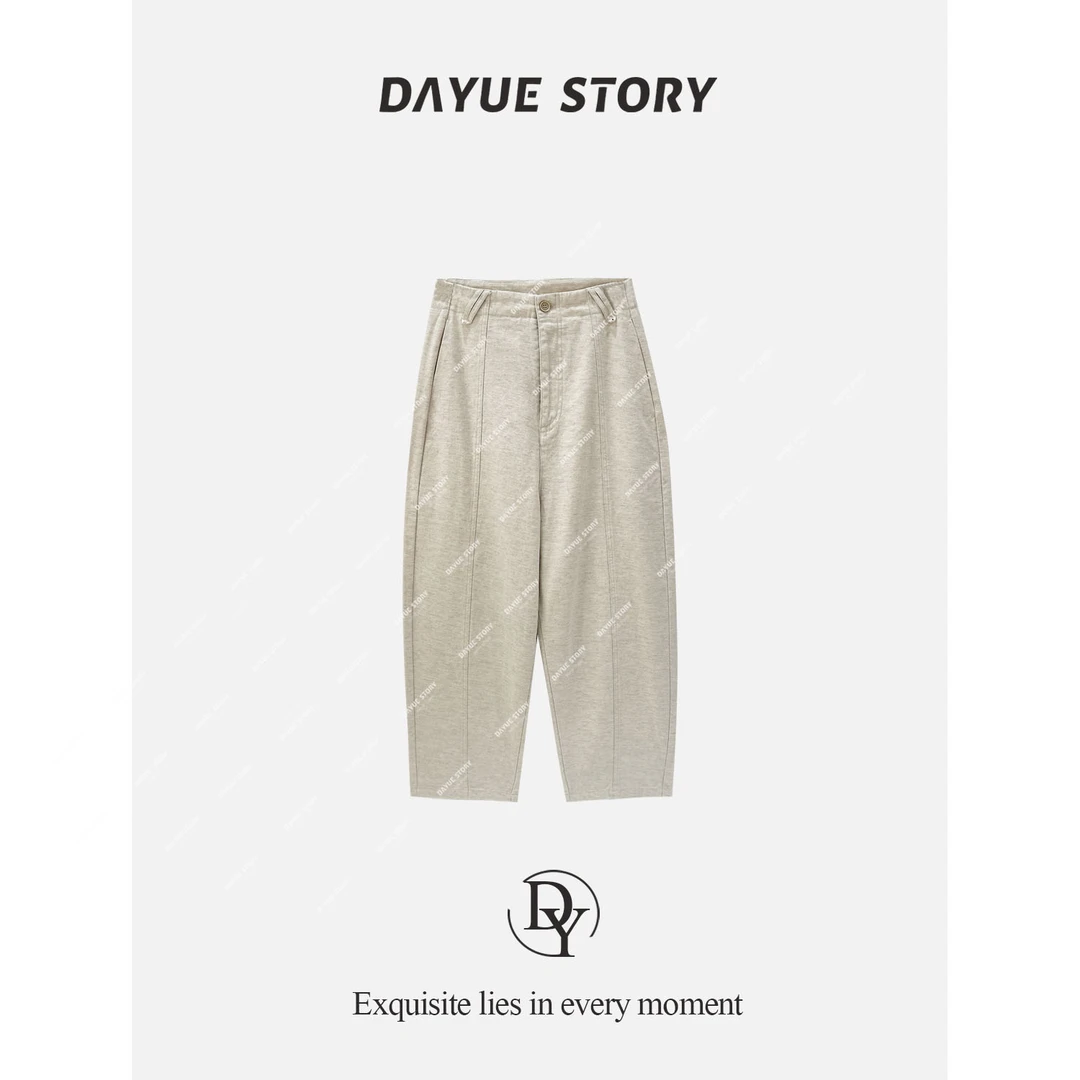 DAYUE【麻本裤】属于春夏的氧气裤~高品质设计师休闲百搭九分休闲裤