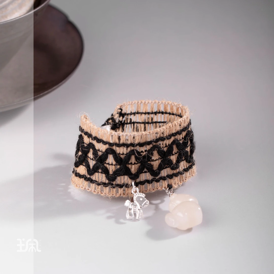 手链/骏马|和田玉*S925银镶嵌PNC25100114多样性发其一（Y）