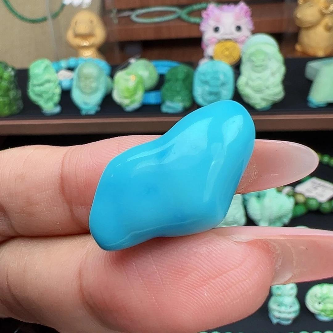 未镶嵌绿松石绿松石主播璐璐