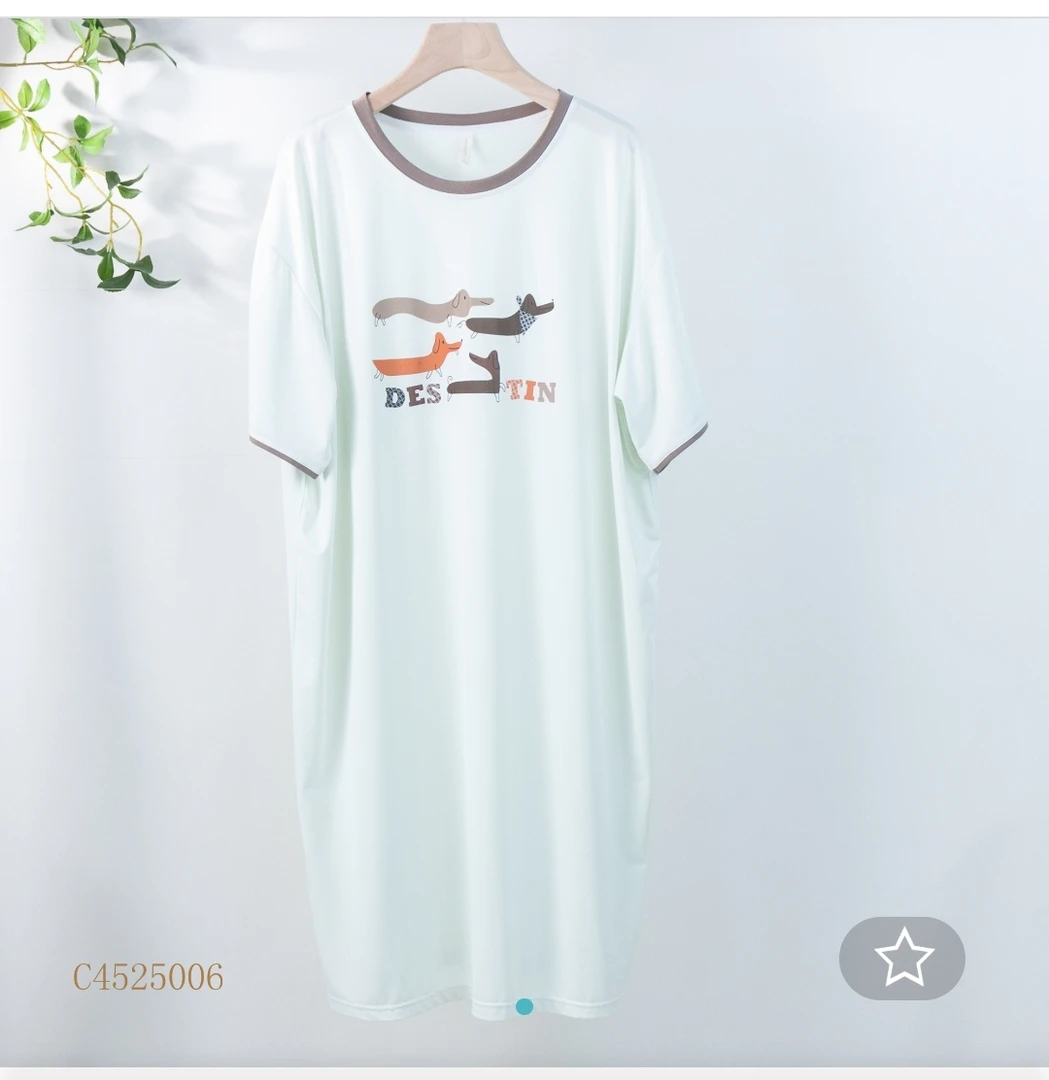 女士针织休闲睡裙