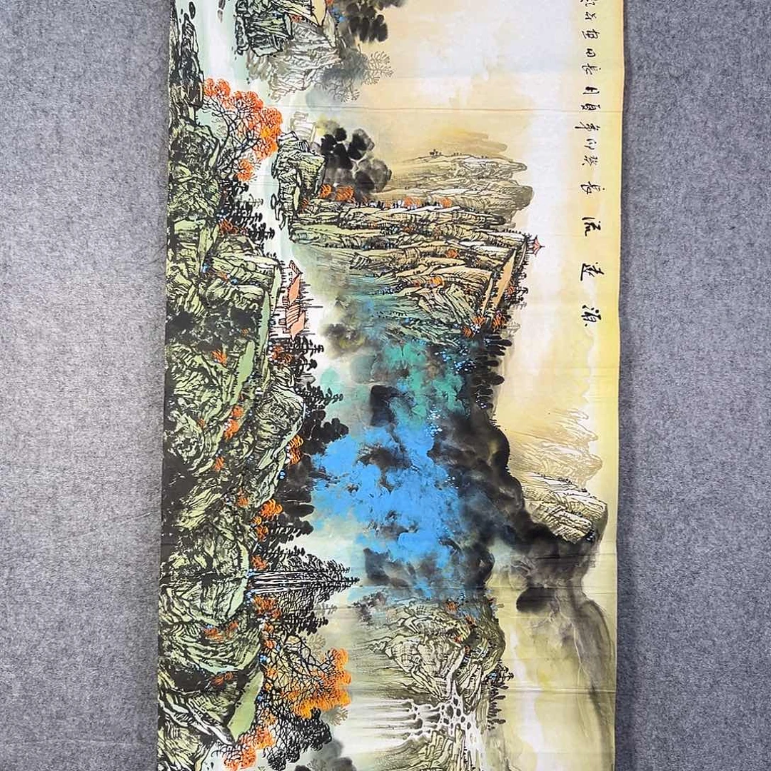 国画856 花鸟在此鸣叫时还要一