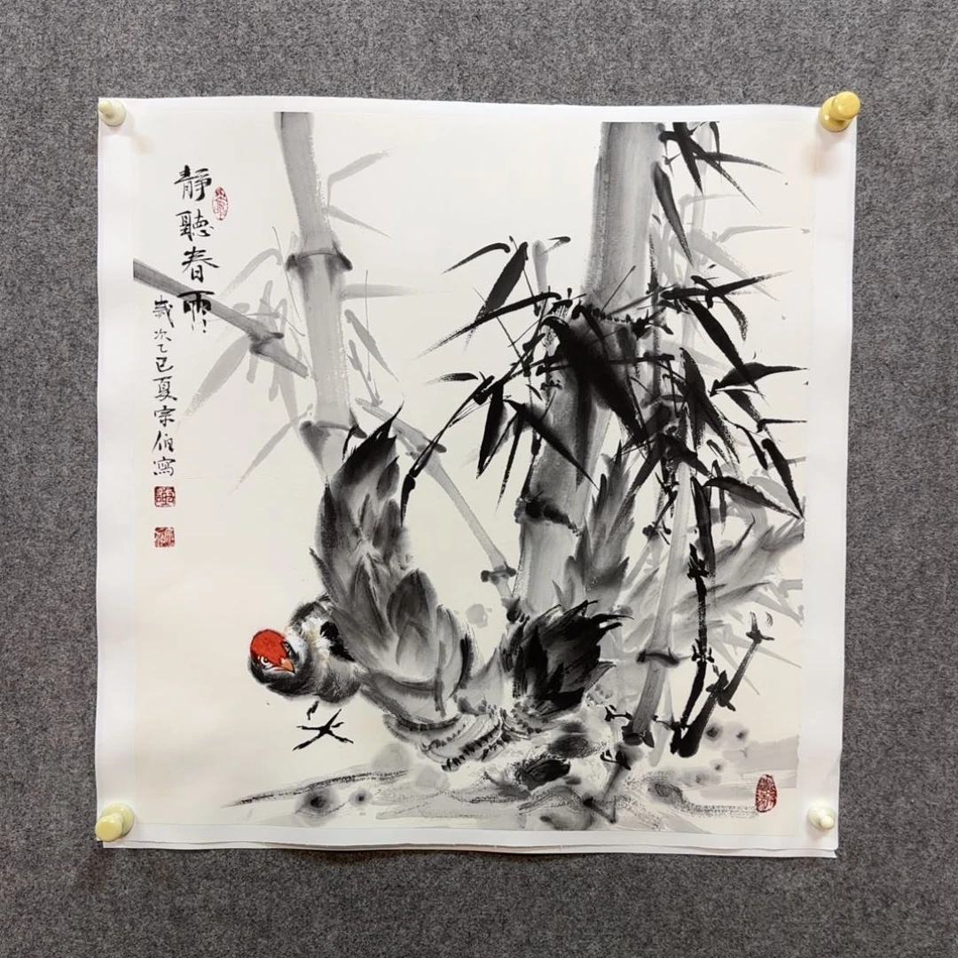 国画谢宗伯老师手绘作品