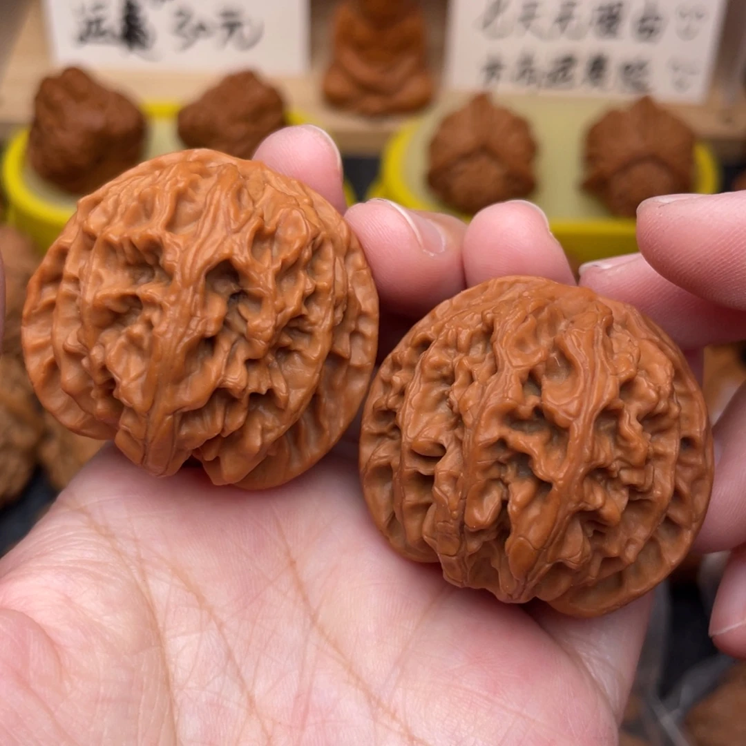 文玩核桃把件苹果40