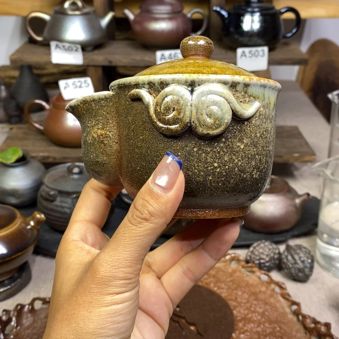 烨***汐建水紫陶柴烧手抓