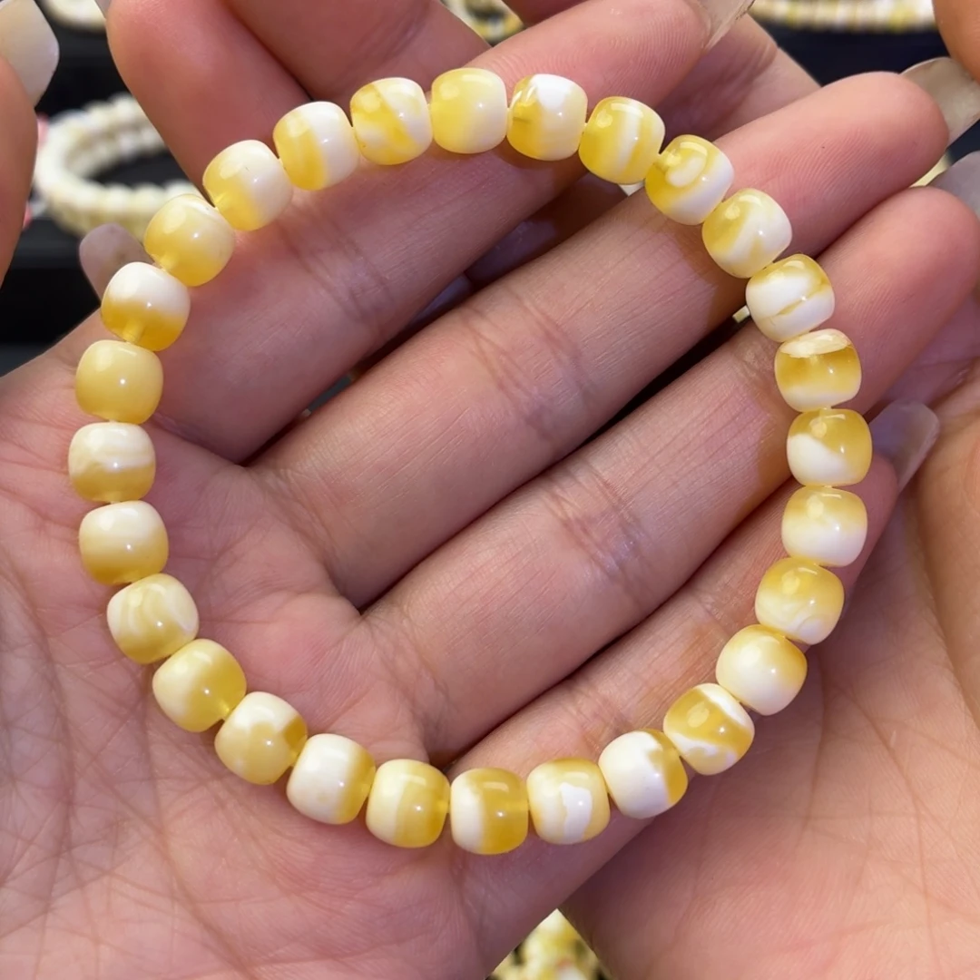 琥珀未镶嵌珠宝奇石金瓷白聚宝盆7.5