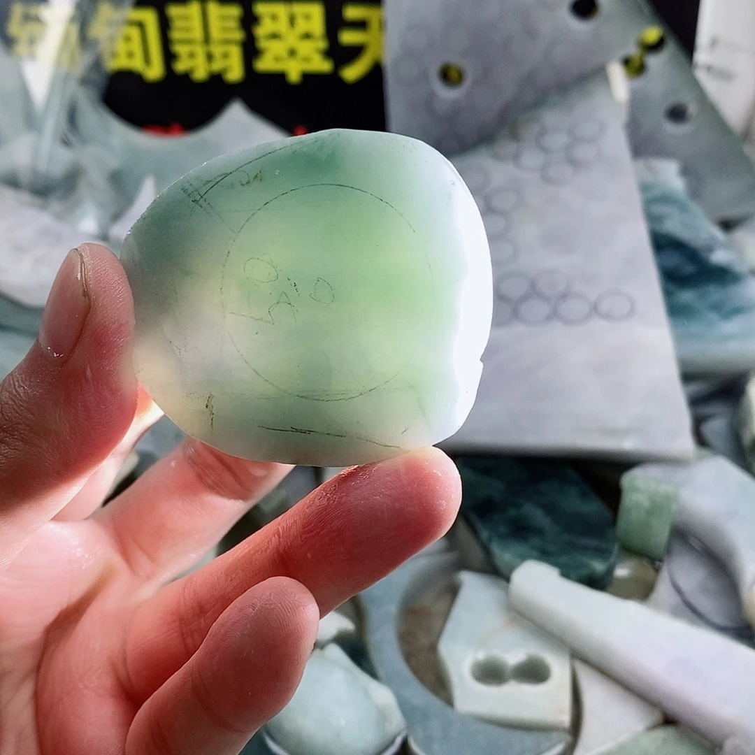 散珠翡翠天然缅甸翡翠a货72
