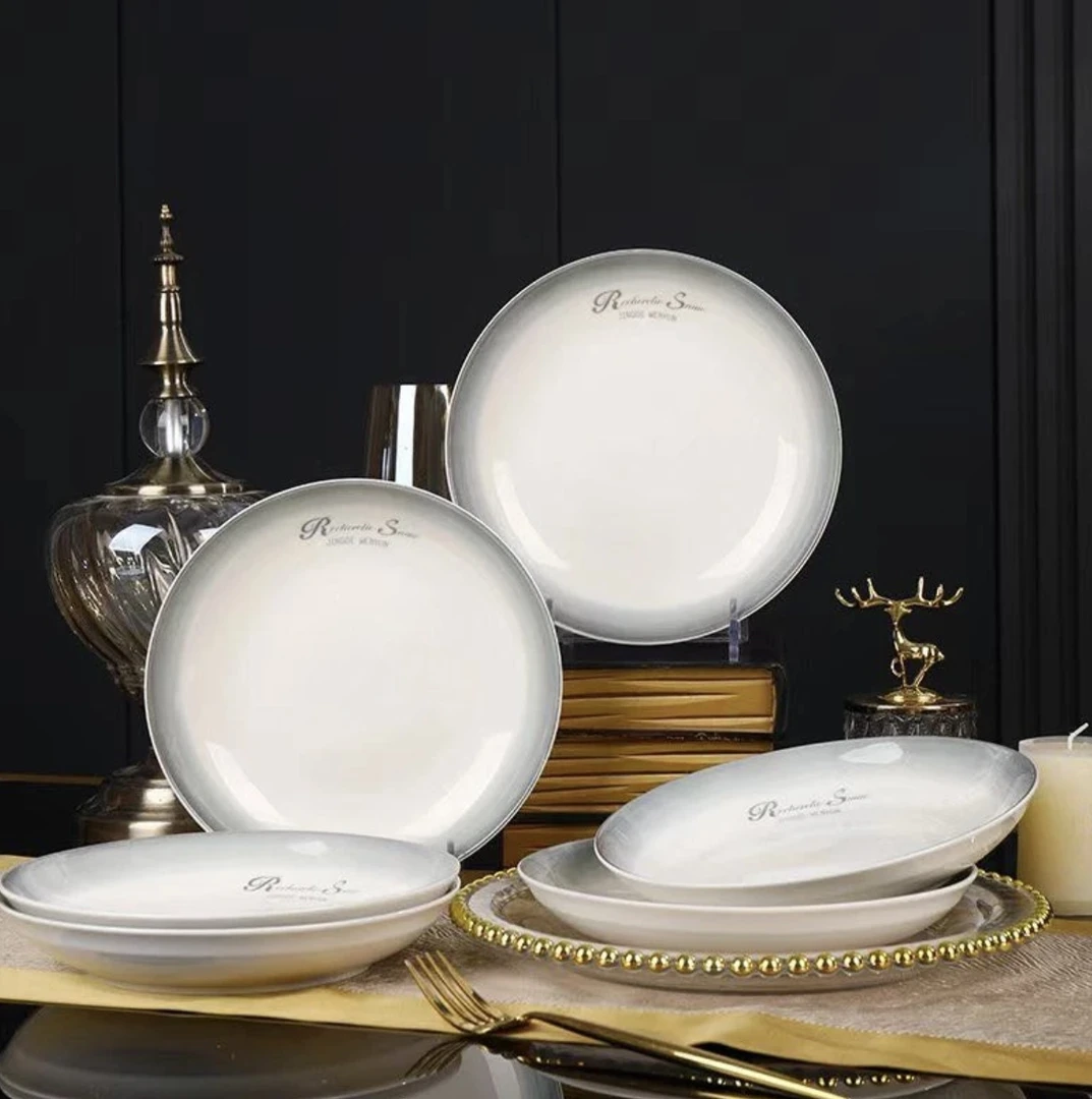 8英寸渐变色圆盘6个装 破损补发