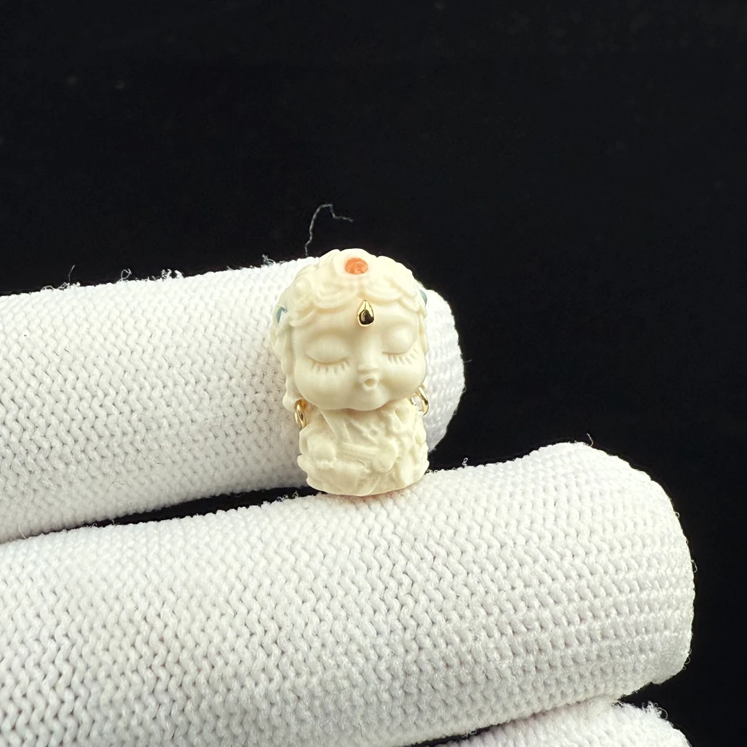 J8773天然猛犸【微瑕】配饰11.7*7.8mm一物一图 假一罚十