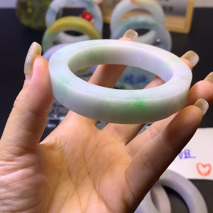 定制翡翠天然A货翡翠毛坯定制手镯未镶嵌