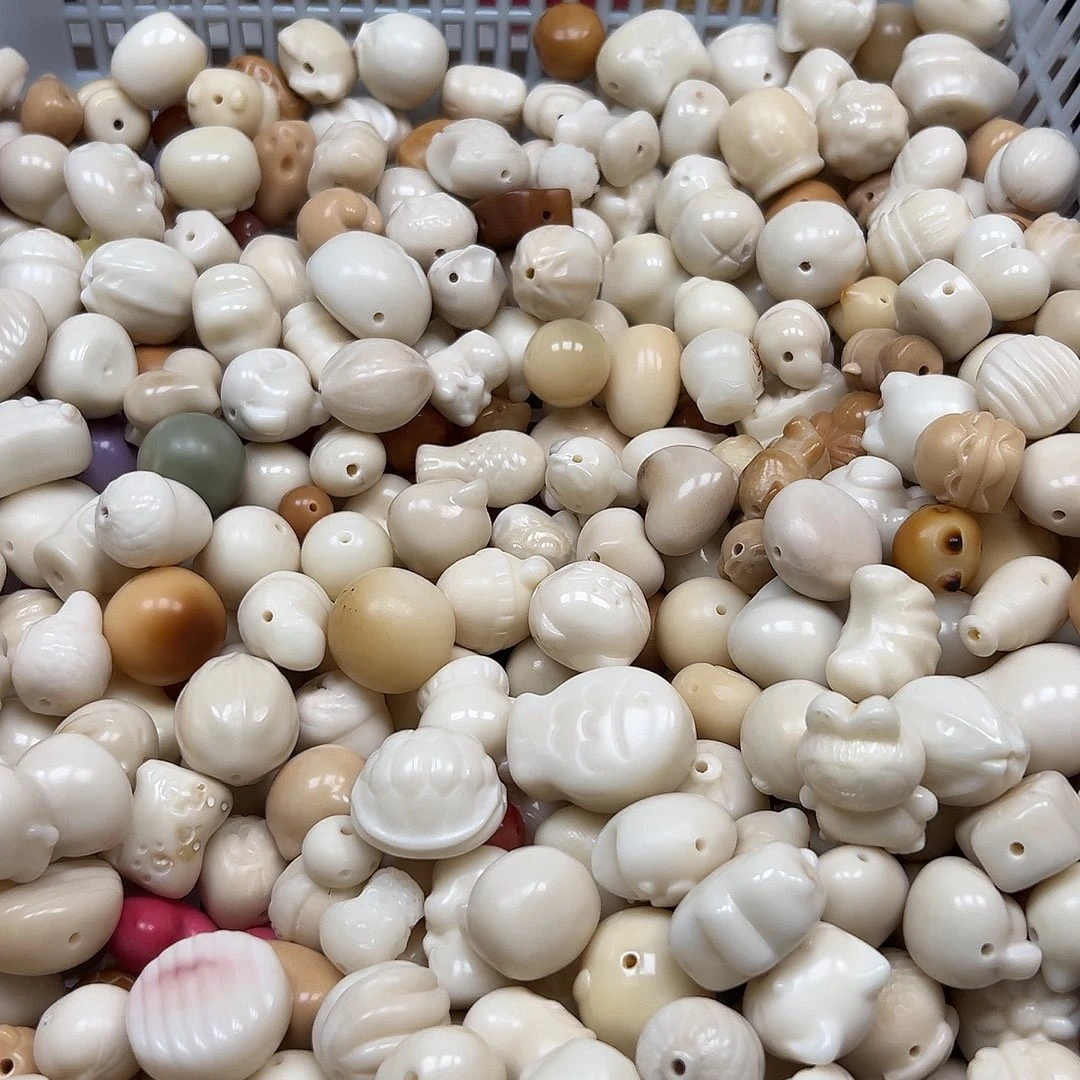 手串菩提根/象牙果小裂50颗象牙果批发