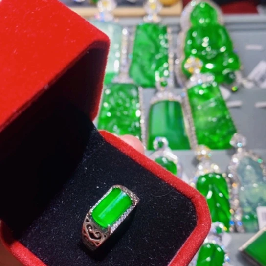 翡翠戒指未镶嵌戒指3