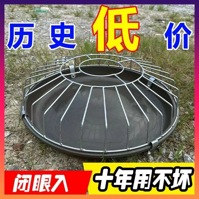 喂鸡专用食槽养鸡自动喂食器散养鸡喂鸡神器打不翻鸡鸭鹅牛筋盆