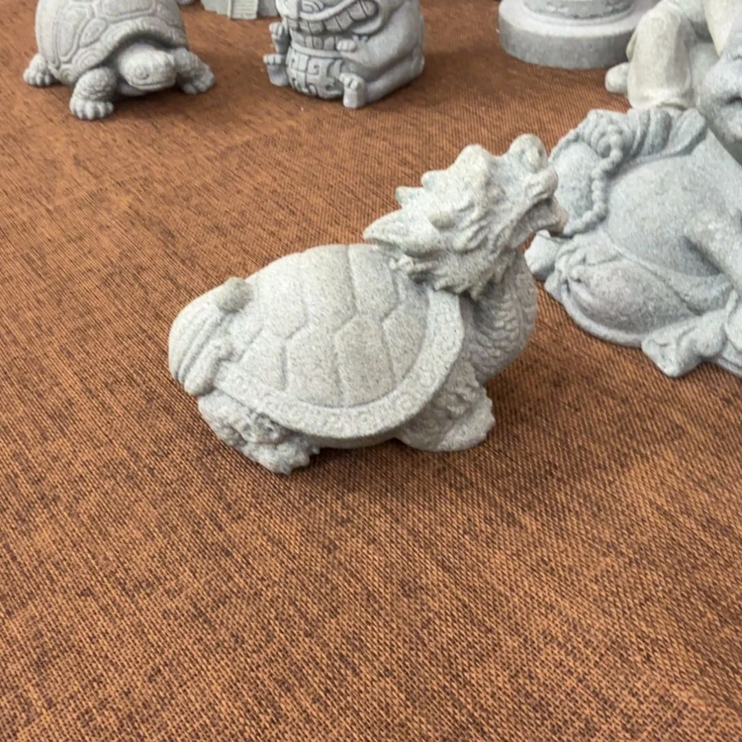 石材青砂石小号龙龟
