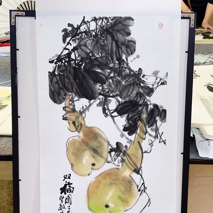 国画张圣敏先生纯手绘作品