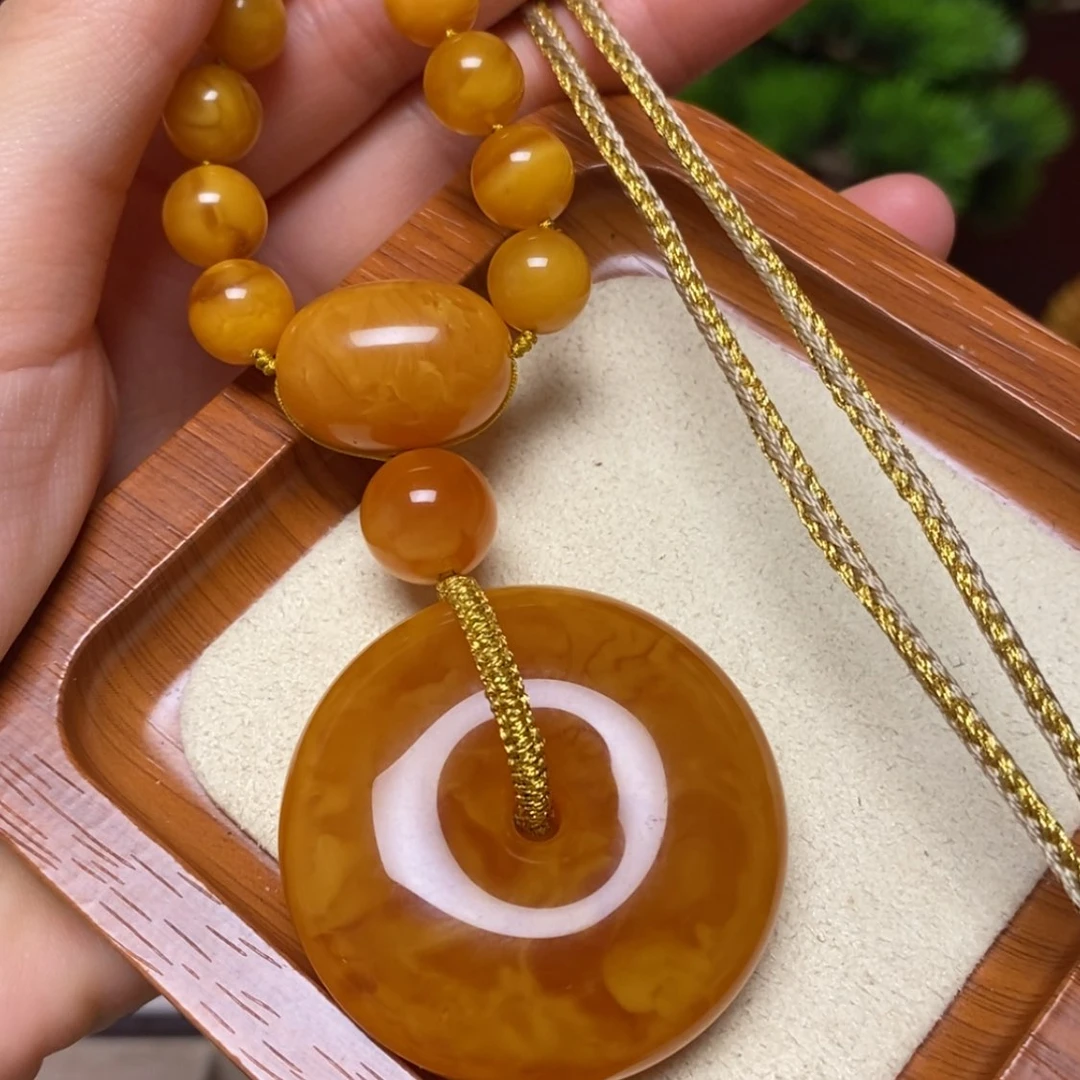 【闪购商品】蜜蜡颈饰未镶嵌项链