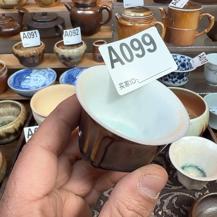 摆件099景德镇手工柴烧茶器