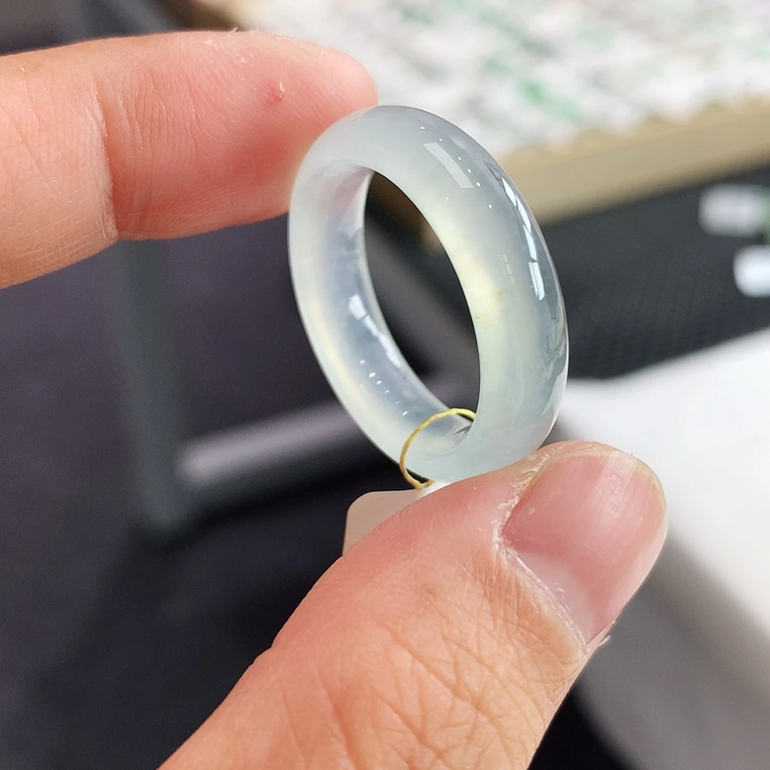 翡翠未镶嵌戒指21-22号