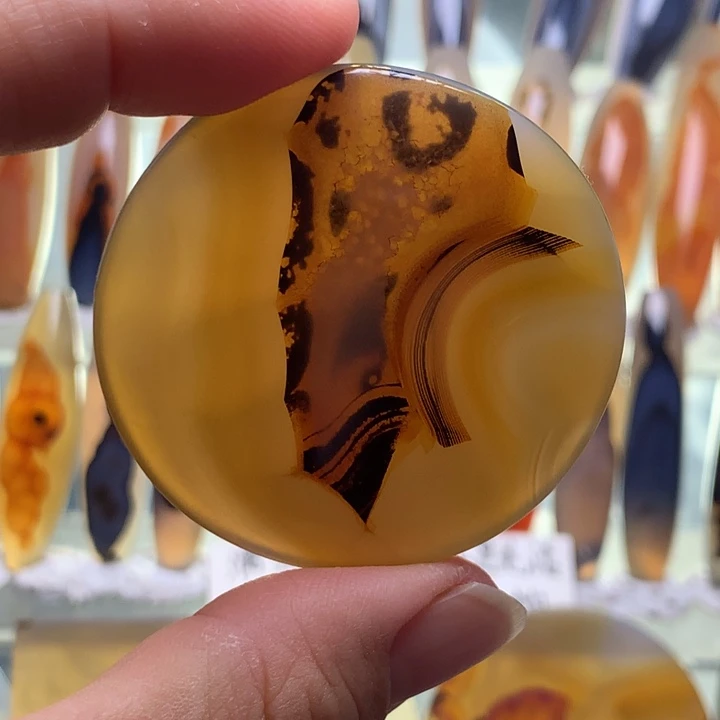 未镶嵌玛瑙/玉髓珠宝半成品98
