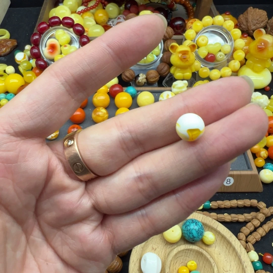 你***前琥珀未镶嵌颈饰配饰