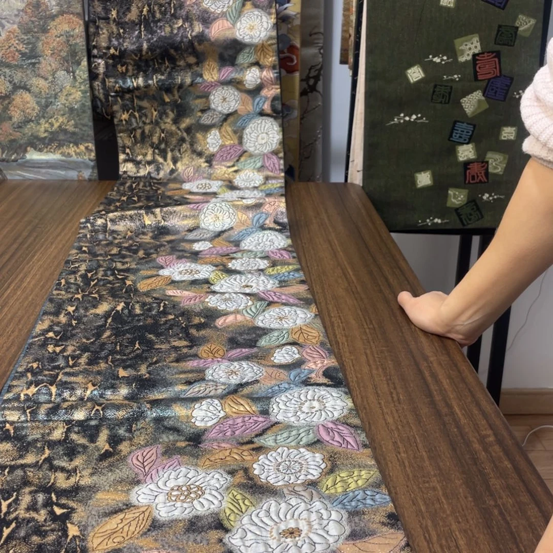 织绣唐锦西阵织桌旗