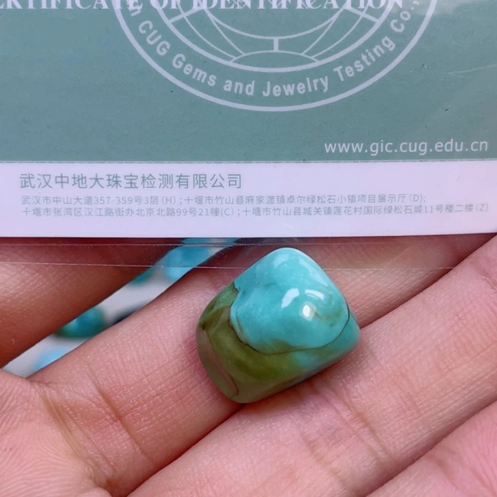 未镶嵌绿松石珠宝奇石