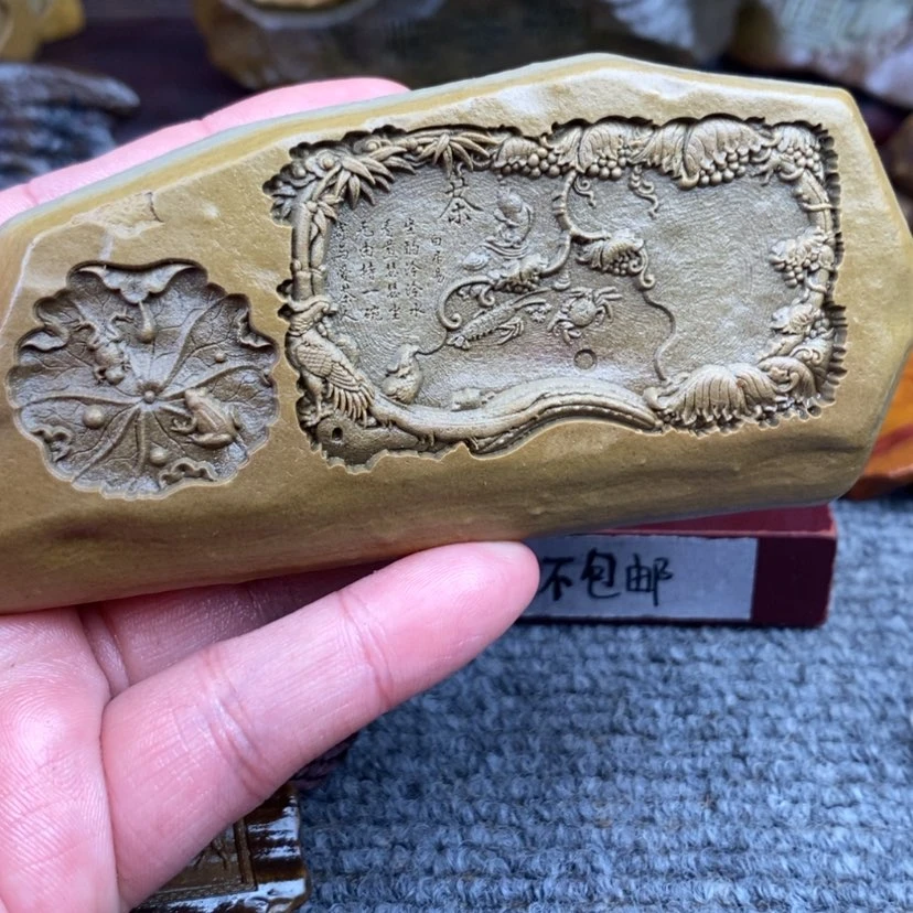 【闪购商品】原石雕刻手把件