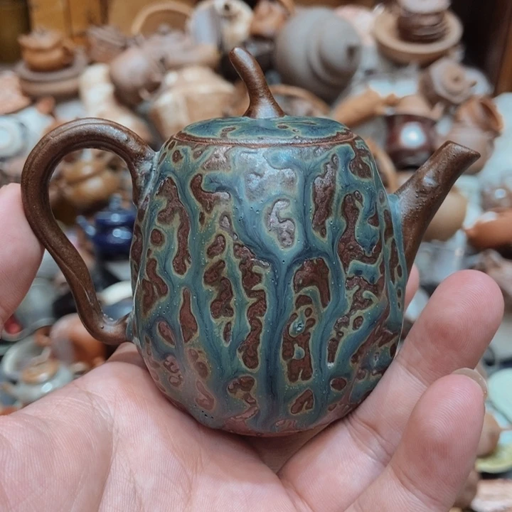 柴烧老岩泥高端茶器