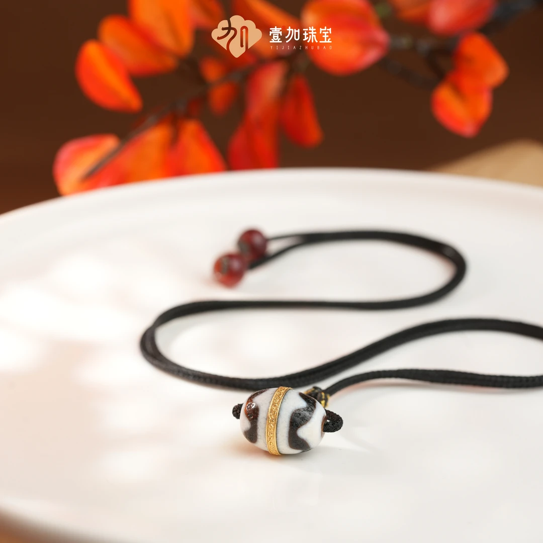 壹加小青|金镶双牙牙吊坠多样性发一0911Y