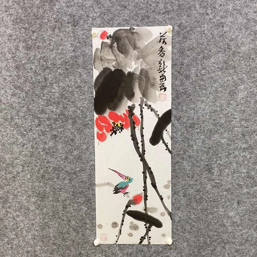 国画缪新农国画作品