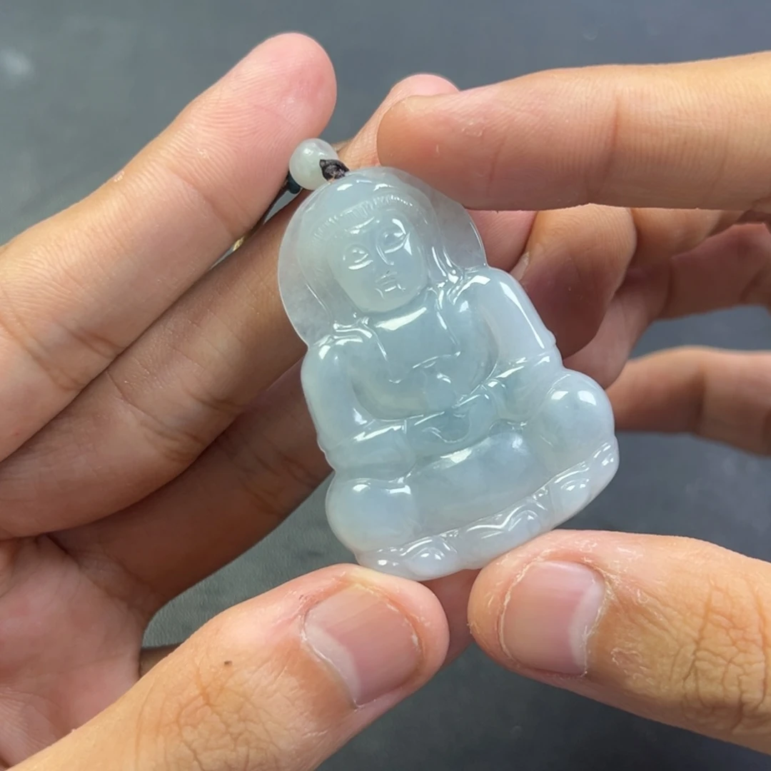 颈饰未镶嵌翡翠多样性拍一发一翡翠手工观音
