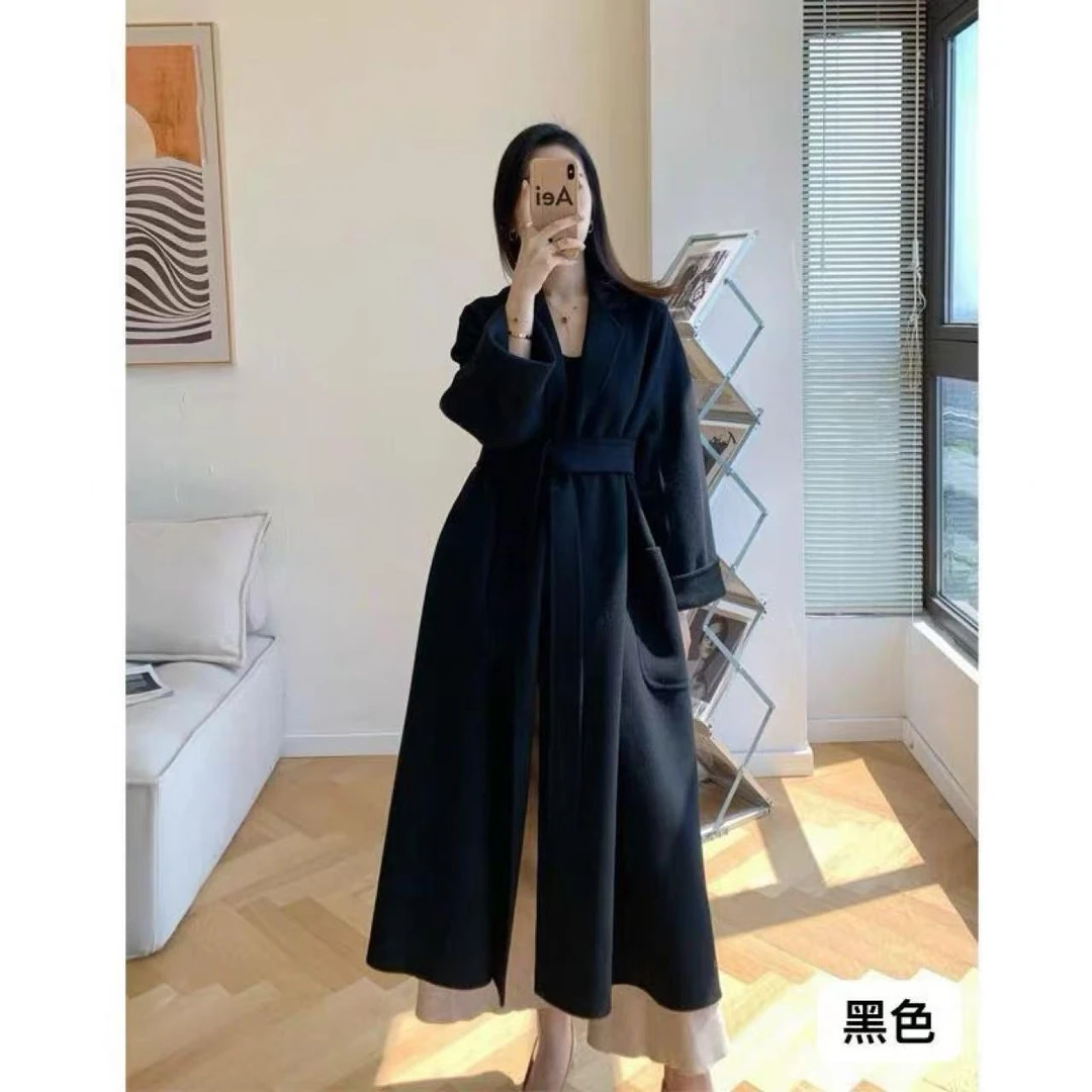 杨杨 时尚气质双面Y绒大衣802
