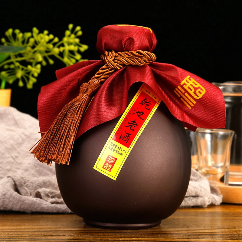QIANCHI/乾池老酒浓香型白酒单瓶52度52度500ml