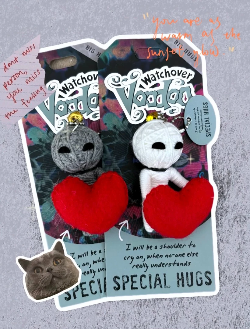 CP必备，超萌情侣款毛线编织玩偶，甜蜜同框！