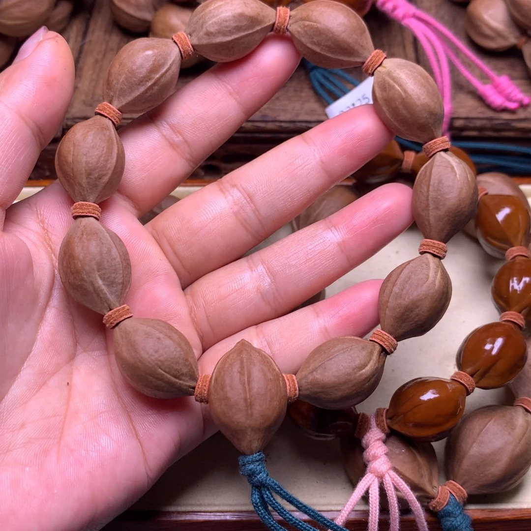 手串/手链橄榄核梅林铁核1624带三通