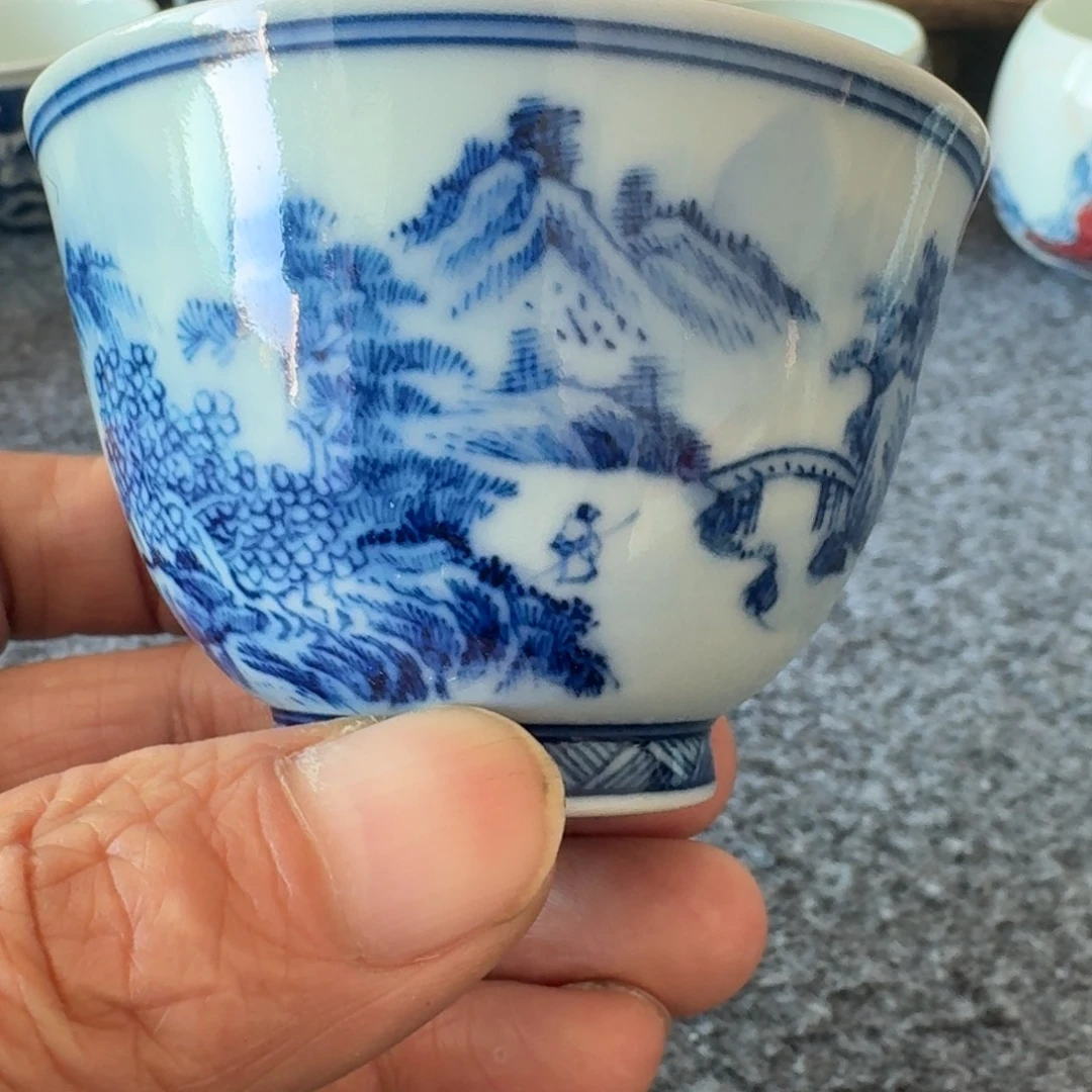 现代景德镇陶瓷手绘茶具