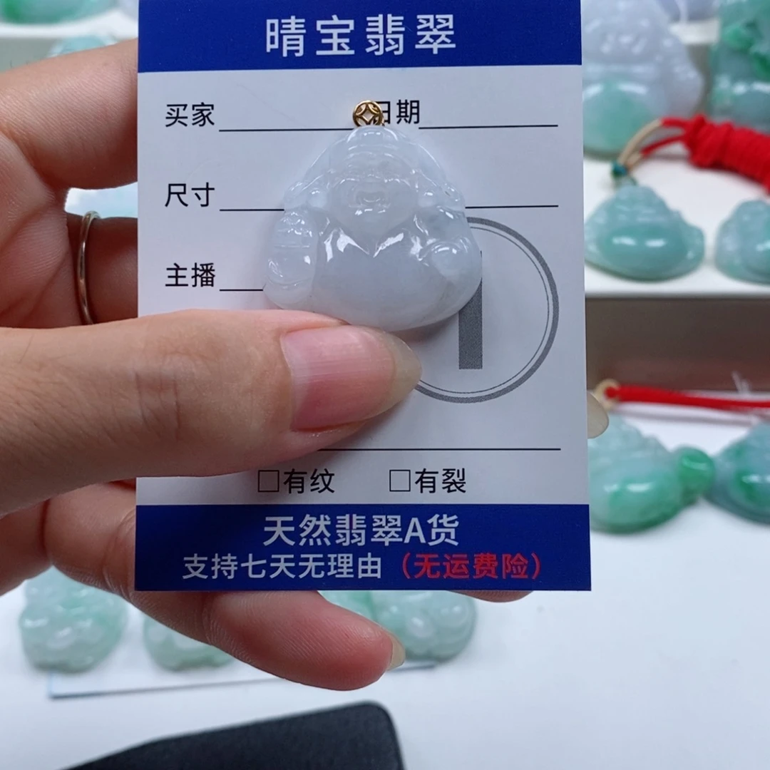 颈饰未镶嵌翡翠天然翡翠