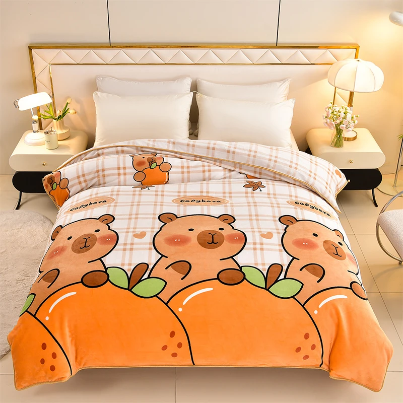 【单件被套】加绒加厚牛奶绒单被套秋冬保暖宝宝绒被罩不跑被不静电