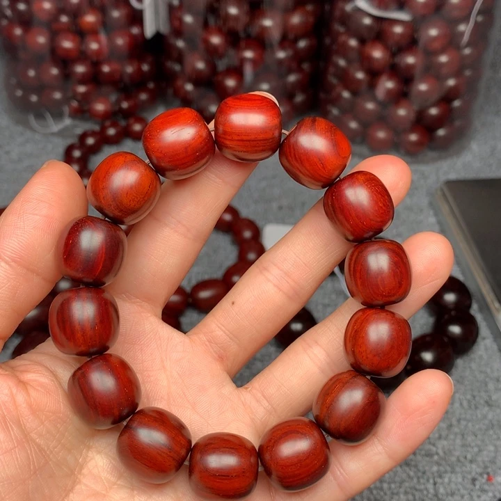 小叶紫檀手串/手链印度小叶紫檀原汁原味15老型泥料高油高密