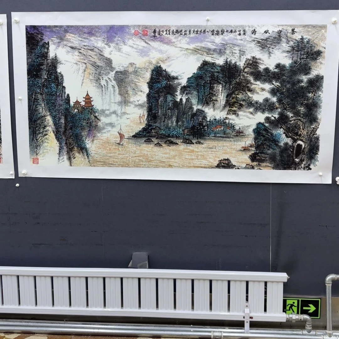 国画ღ****风芳华大四尺李欣主播