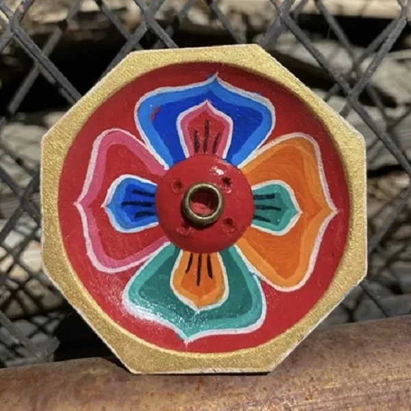 尼泊尔纯手工精致香盘香插香托粗香