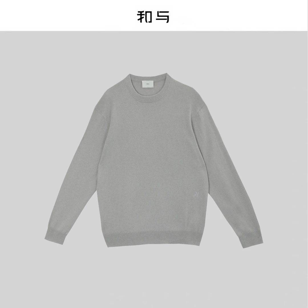 Tender Jinger【绒软如云】男士A类山羊绒圆领针织衫T58YHJ019A