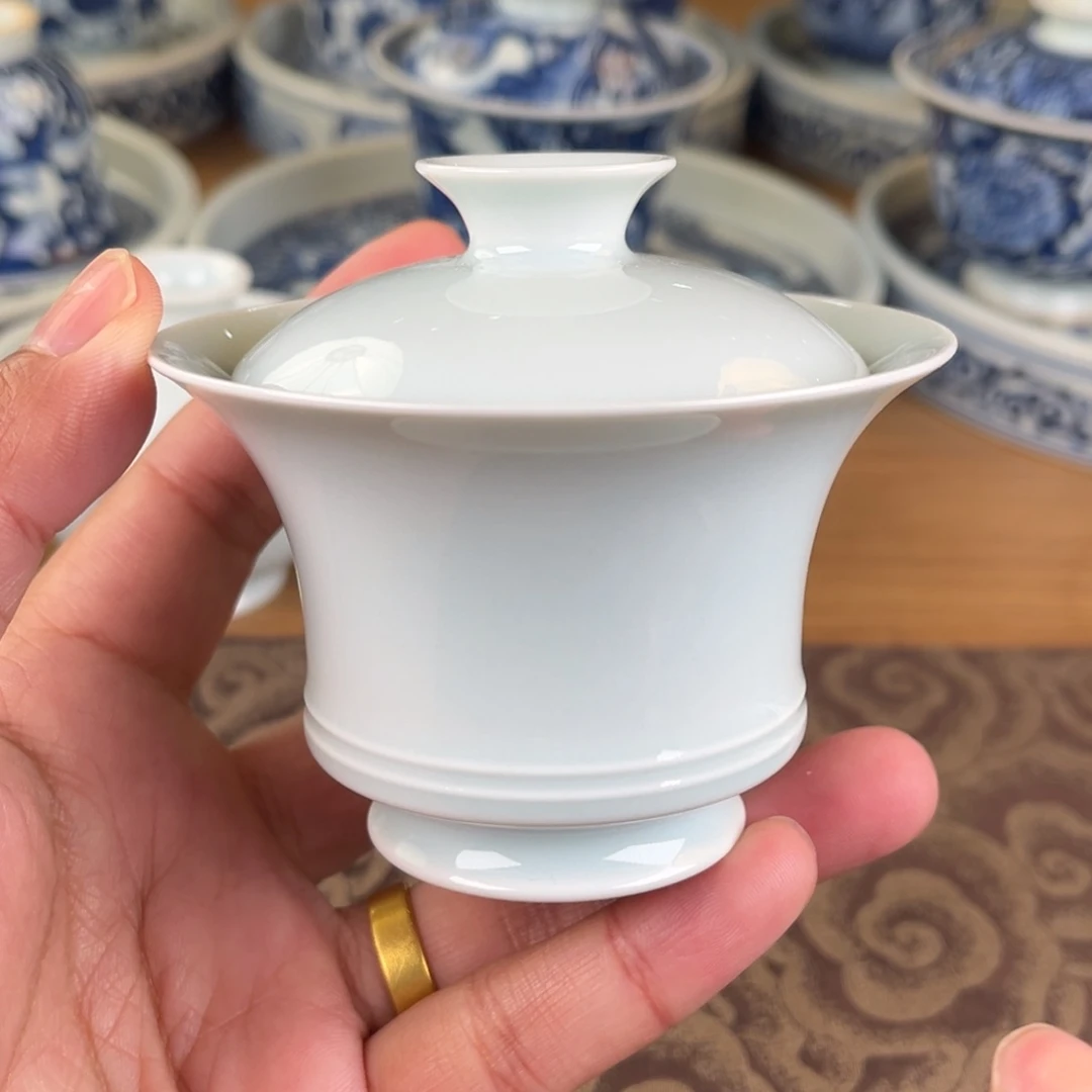 杯微瑕景德镇陶瓷盖碗80ml