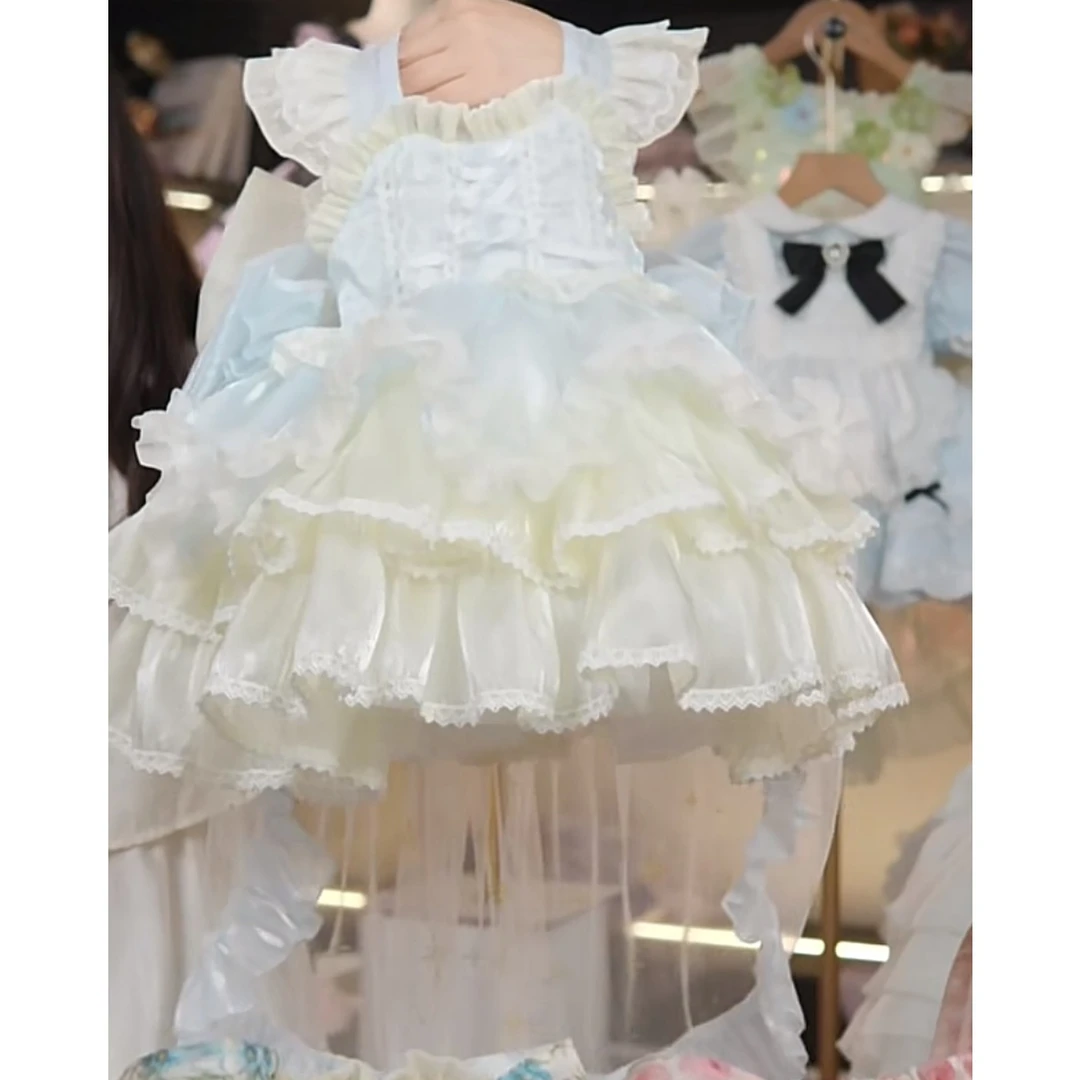 小女童洛丽塔春夏甜美新款连衣裙儿童礼服四季款宝宝纱裙儿童节