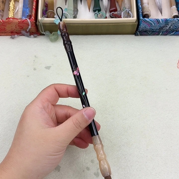 新款螺钿蝴蝶藤狼尾出风2.5一只