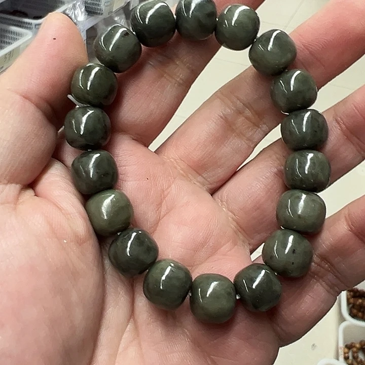 白玉菩提吊坠蓝色1308